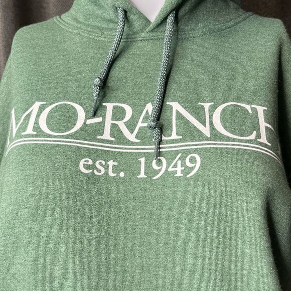 Gildan Mo-Ranch Pullover Sweatshirt Hoodie Green Size Small - Picture 3 of 3